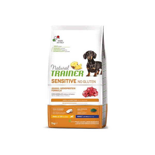 Natural Trainer Kuzu Etli Glutensiz Hassas Yetişkin Küçük Irk Köpek Maması 7 Kg
