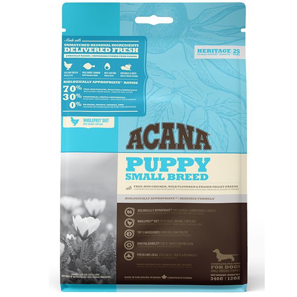 Acana Puppy Small Breed Küçük Irk Yavru Köpek Maması 340 Gr
