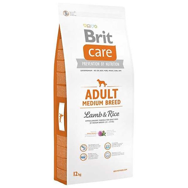 Brit Care Kuzu Etli Orta Irk Yetişkin Köpek Maması 12 Kg