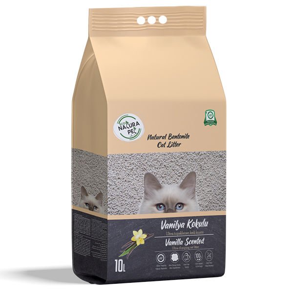 Eco Natura Vanilya Kokulu İnce Taneli Doğal Kedi Kumu 10 Lt