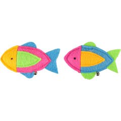 Flamingo Vıny Zilli Balık ve Top Kedi Oyuncağı