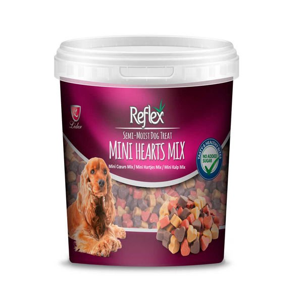 Reflex Semi Moist Mini Kalp Mix Köpek Ödül Maması 12x500 Gr
