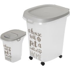 Moderna Tekerlekli Mama Saklama Kabı Story 6 Lt 27x22x28 Cm