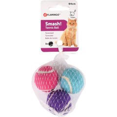 Flamingo Renkli Tenis Topu 4 Cm