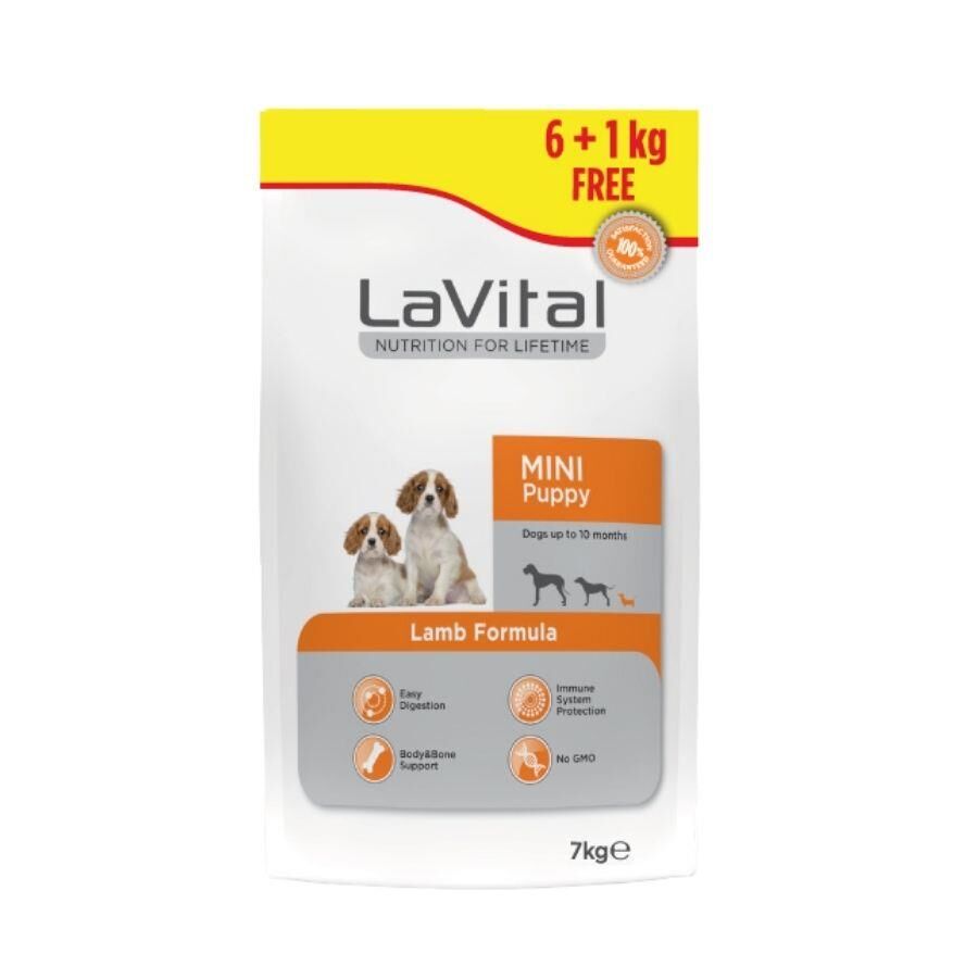 LaVital Kuzulu Küçük Irk Yetişkin Köpek Maması 6+1 kg
