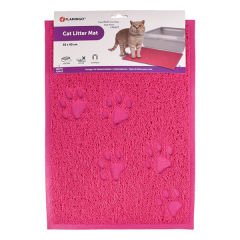 Flaming Mıknatıslı Kedi Tuvalet Paspası Fuşya 30x40 Cm