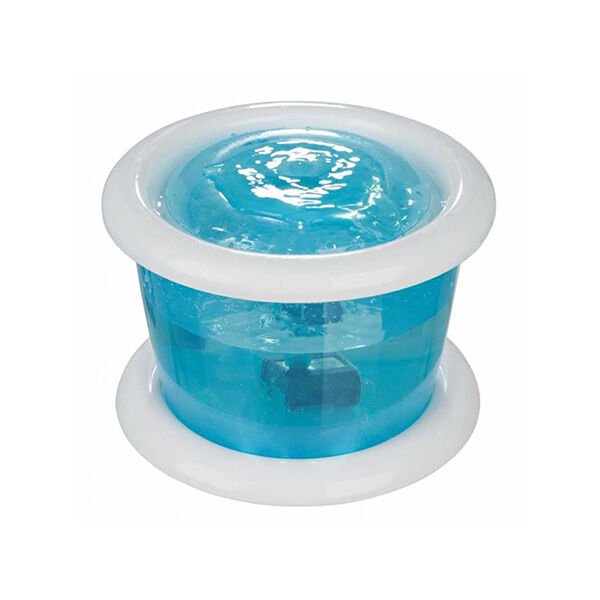 Trixie Plastik Köpek ve Kedi Otomatik Su Kabı Beyaz/Mavi