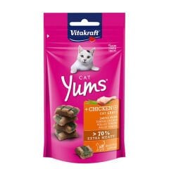 Vitakraft Tavuklu ve Kedi Otlu Yumuşak Kedi Ödül Maması 40 Gr