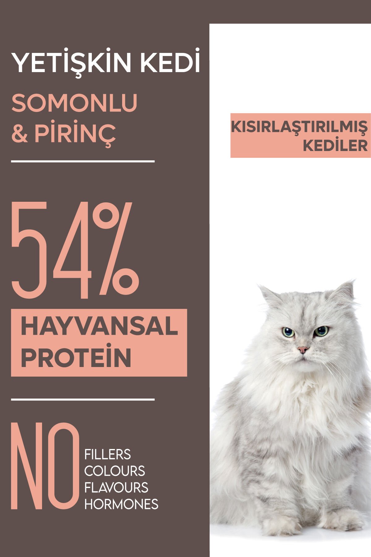 Animal World Sterilised Somonlu Kısırlaştırılmış Kedi Maması 1.5 Kg