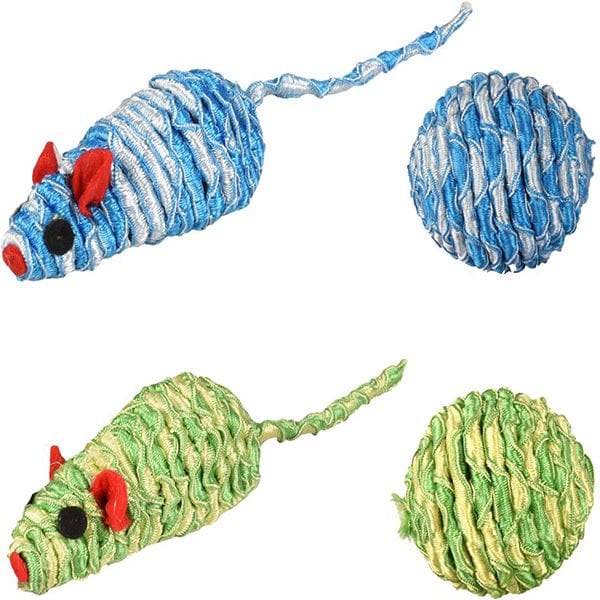 Flamingo Zyra Fare ve Top Kedi Oyuncağı 7 Cm