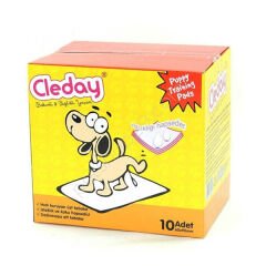 Cleday Sızdırmaz Yavru Köpek Çiş Eğitim Pedi 10 Adet 60x9 Cm