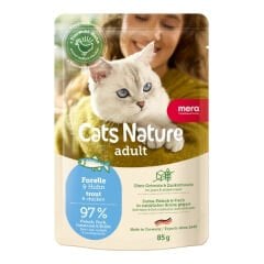 Mera Cats Nature Alabalıklı Pouch Yetişkin Konserve Kedi Maması 85 Gr 1 Adet