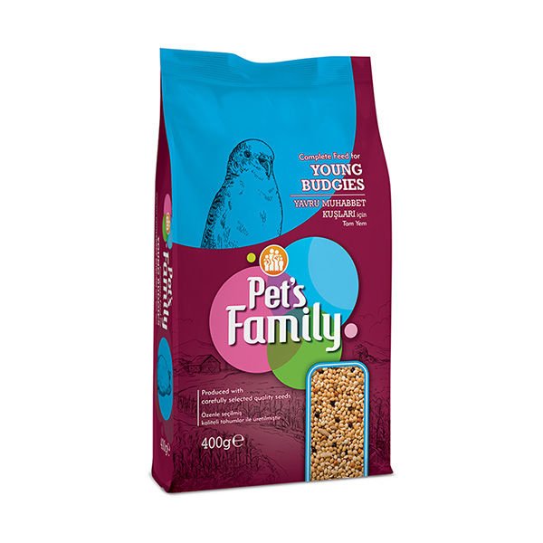 Pets Family Yavru Muhabbet Kuşu Yemi 400 Gr