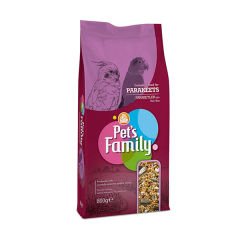 Pets Family Sağlıklı ve Dengeli Beslenen Paraket Yemi 800 Gr