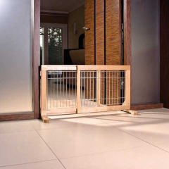 Trixie Ahşap Köpek Bariyeri Kahverengi 63-108x50x31 Cm