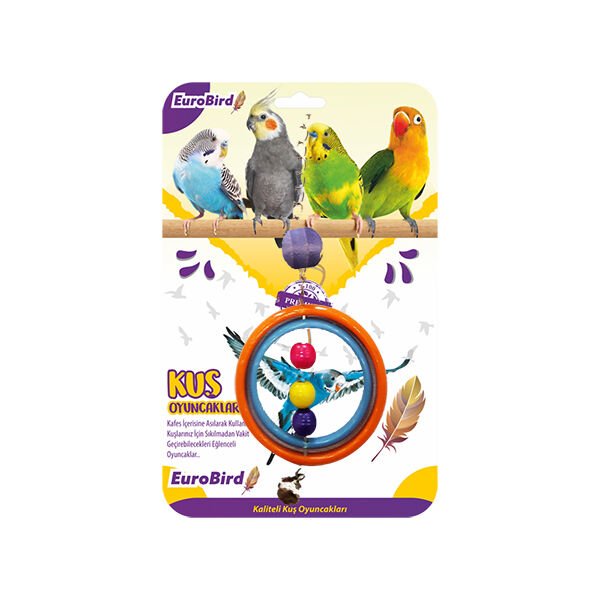 Euro Bird İçiçe Halka Kuş Oyuncağı Renkli