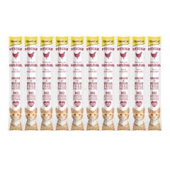 Gimcat Sticks Kümes Hayvanlı Çubuk Kedi Ödül Maması 50 Gr