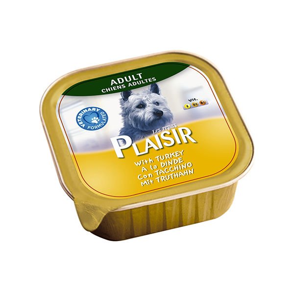Plaisir Hindili Pate Yetişkin Konserve Köpek Maması 150 Gr