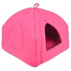 Petpretty Vp-1562 Piramit Kumaş Yuva Pembe 43x43x40 Cm