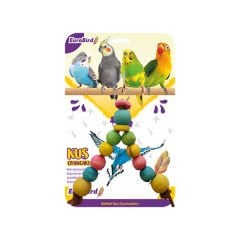 Euro Bird V Şekilli Boncuklu Kuş Oyuncağı Small Renkli