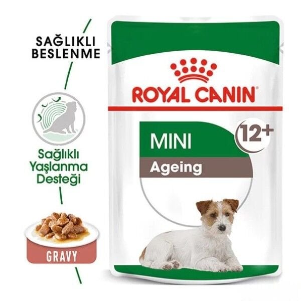 Royal Canin Ageing +12 Gravy Pouch Yaşlı Konserve Köpek Maması 1 Adet 85 Gr