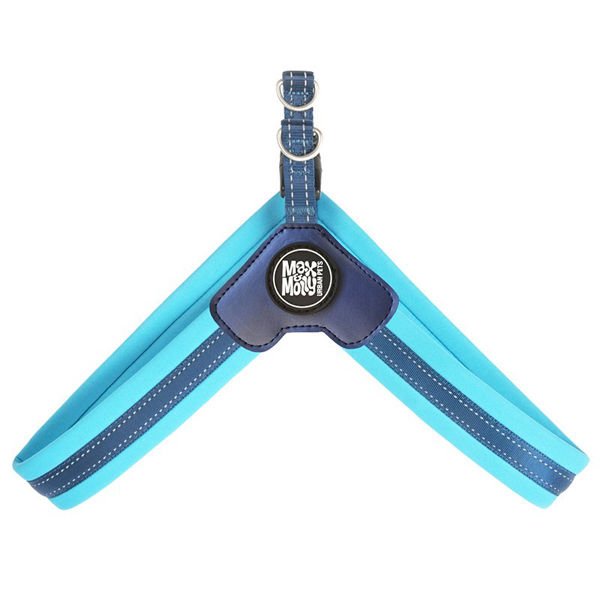 Max & Molly Q-Fit Matrix Köpek Göğüs Tasması Large Sky Blue 50-56 Cm