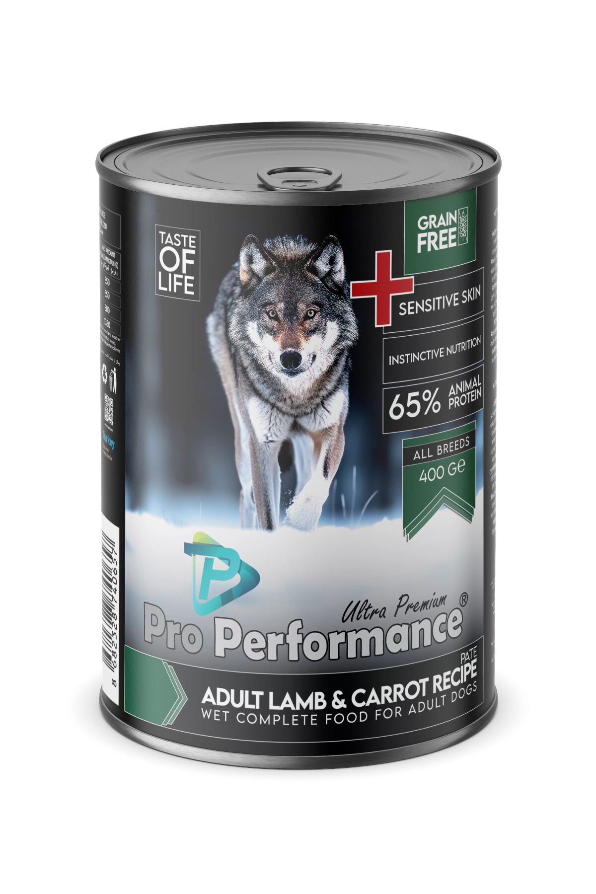 Pro Performance Ultra Premium Kuzu Etli ve Havuçlu Yetişkin Konserve Köpek Maması 1 Adet 400 Gr