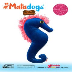 Mata Dogs Soi Deniz Atı Köpek Oyuncağı 26 Cm Mavi