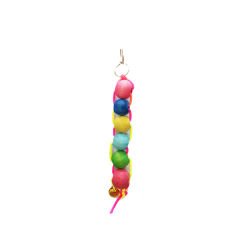 Euro Bird Dizili Boncuk Kuş Oyuncağı Renkli 18 Cm