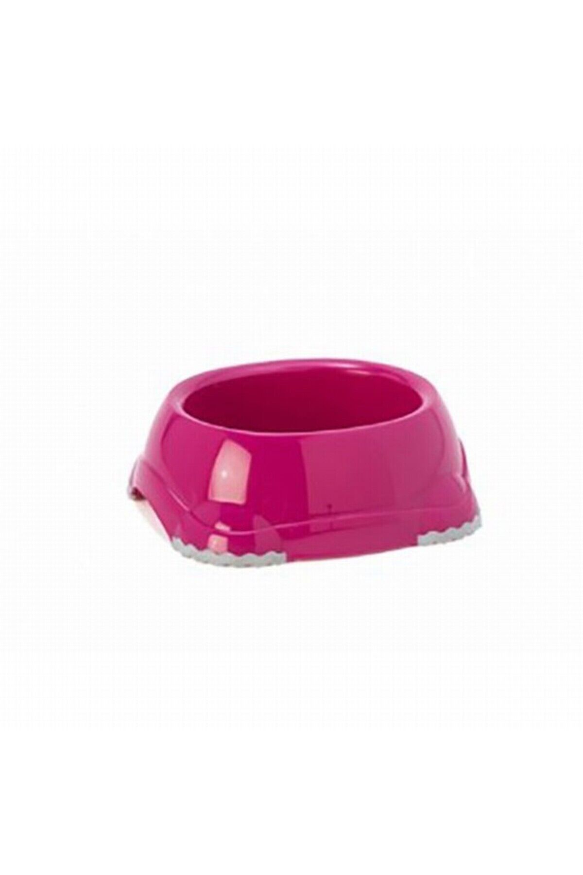 Moderna Smart Plastik Kedi Mama Su Kabı Fuşya 12 Cm 210 ml