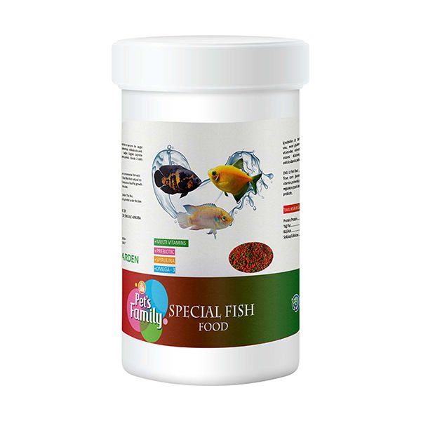 Pets Family Ciklet Balığı Yemi 250 Ml 100 Gr