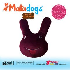 Mata Dogs Sparky Köpek Oyuncağı Bordo 16 Cm