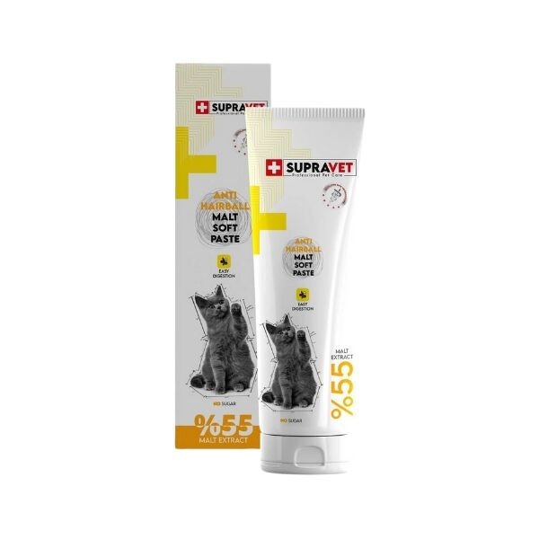 Supravet Anti Hairball Tüy Yumağı Önleyici Kedi Malt Macunu 30 Gr