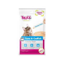 Truly Ton Balıklı ve Morina Balıklı Sıvı Kedi Ödülü 5 Adet 14 Gr