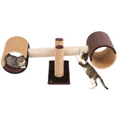 Karlie Kedi Tırmalamalı Tahteravalli Kahverengi 89x34x28 Cm