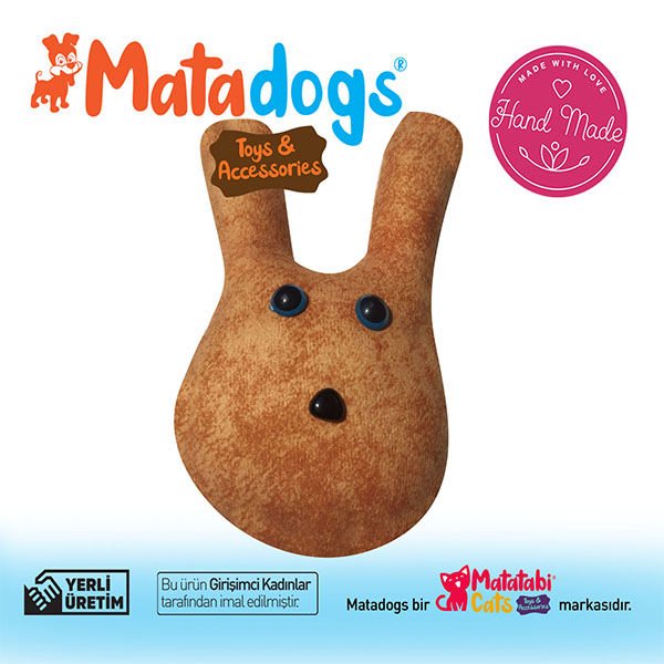 Mata Dogs Sparky Köpek Oyuncağı 16 Cm Hardal