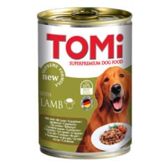 Tomi Kuzu Etli Yetişkin Konserve Köpek Maması 400 Gr