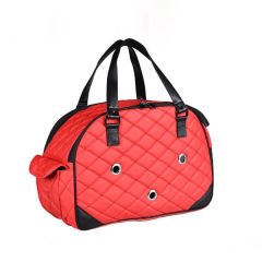 Lepus Luxury Bag Kedi Köpek Taşıma Çantası Kırmızı Medium 21x27x44h Cm