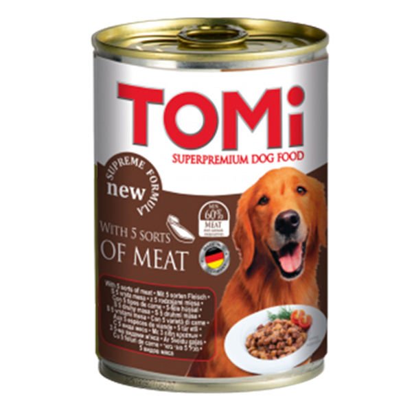 Tomi Karışık Etli Yetişkin Konserve Köpek Maması 400 Gr