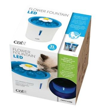 Catit Flower Fountain Led Işıklı Kedi veKöpek Su Pınarı 3 Lt