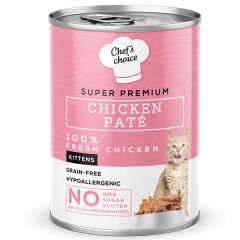 Chefs Chıoice Kitten Tavuklu Ezme Yavru Kedi Konservesi 400 Gr