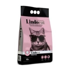 Lindocat Prestige Bebek Pudra Kokulu Topaklanan İnce Taneli Bentonit Kedi Kumu 10 Lt