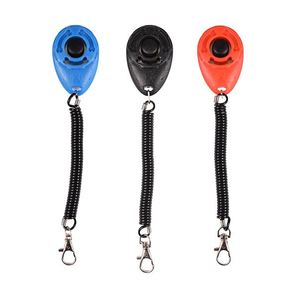 Flamingo Kayışlı Clicker Köpek Eğitim Düğmesi 6 Cm