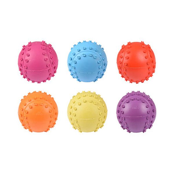 Flamingo Kauçuk Beyzbol Top Köpek Oyuncağı 6 Cm