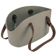 Ferplast With-Me Kedi ve Köpek Taşıma Çantası Gri 21.5x43.5x27 Cm
