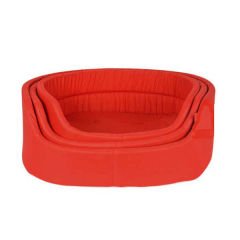 Petpretty Vp-1571 Kumaş Yatak Üçlü Set Kırmızı