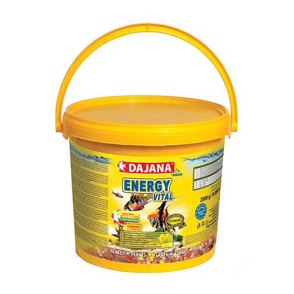 Dajana Energy Vital Flakes Akvaryum Balık Yemi 10 Lt 2 Kg