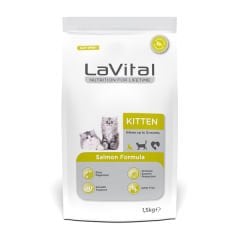 Lavital Kitten Somonlu Yavru Kedi Maması 1.5 Kg