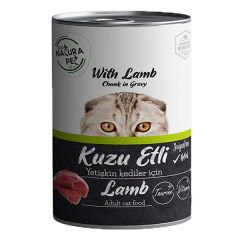Eco Natura Adult Kuzu Etli Yetişkin Konserve Kedi Maması 400 Gr