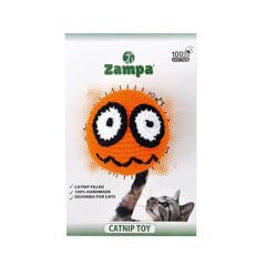 Zampa Catnipli Emoji Şekilli Örgü Kedi Oyuncağı